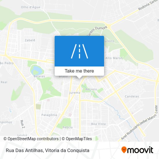 Rua Das Antilhas map