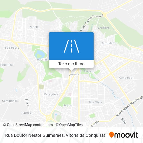 Rua Doutor Nestor Guimarães map
