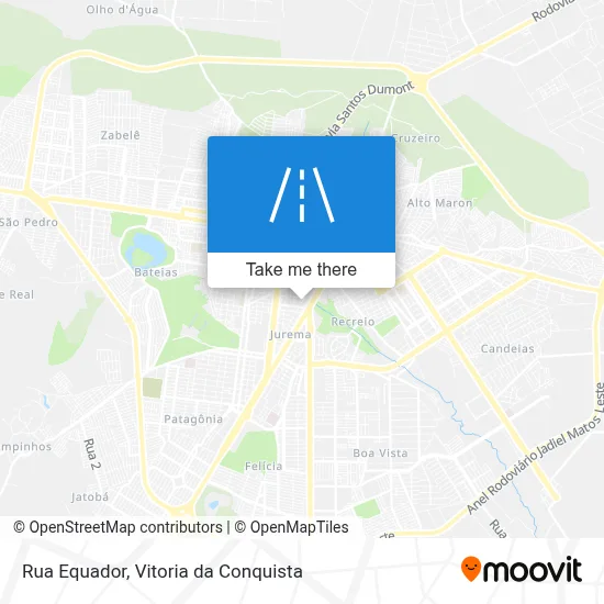 Rua Equador map