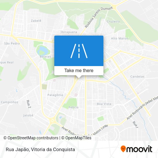 Rua Japão map
