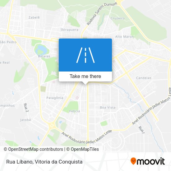 Rua Líbano map