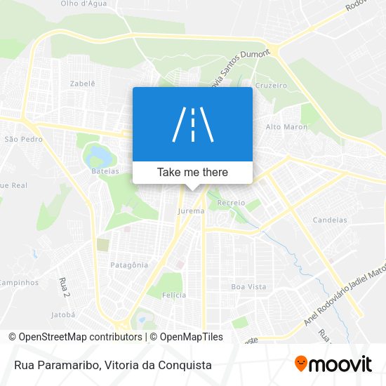 Rua Paramaribo map