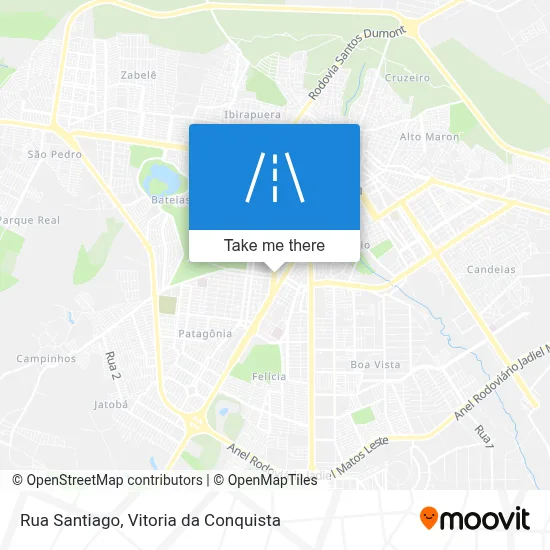 Rua Santiago map