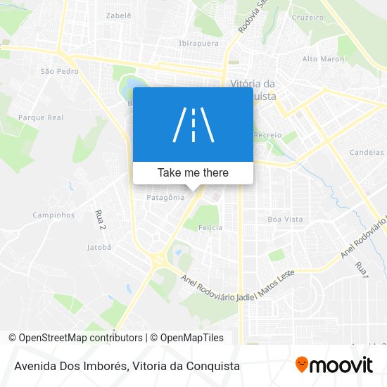 Avenida Dos Imborés map