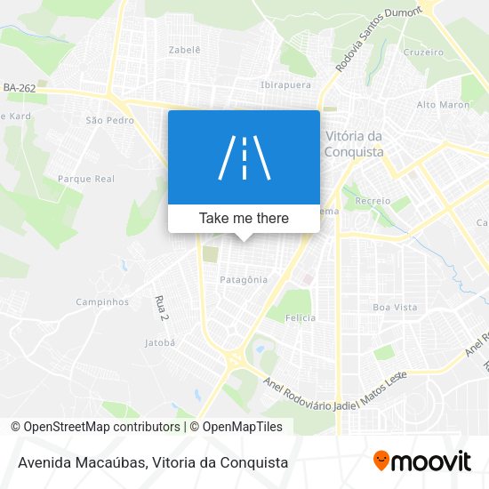Avenida Macaúbas map
