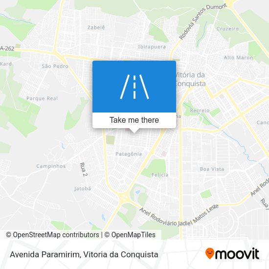 Avenida Paramirim map