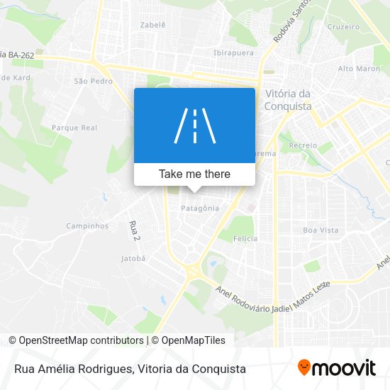 Rua Amélia Rodrigues map