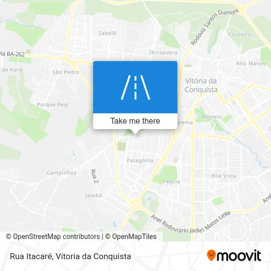 Rua Itacaré map