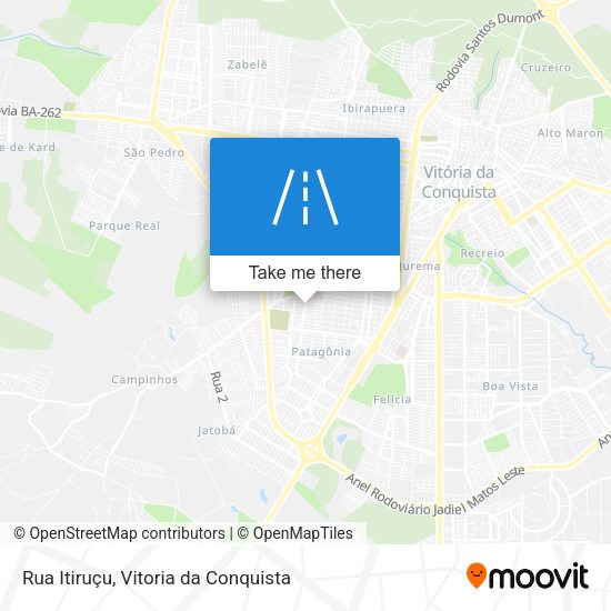 Rua Itiruçu map