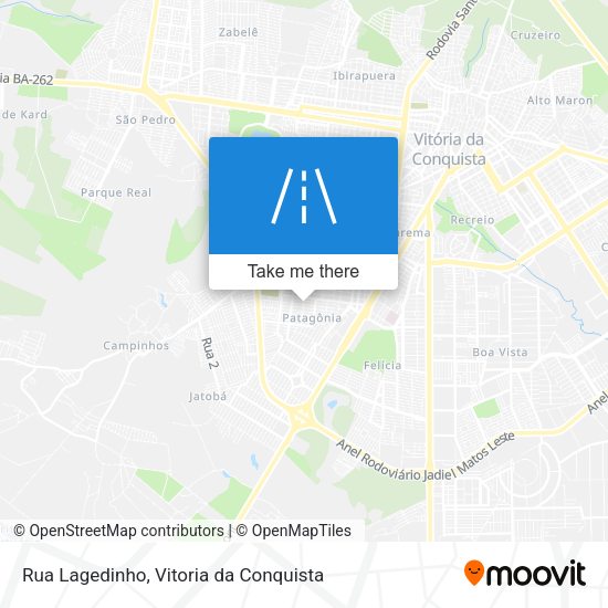 Rua Lagedinho map