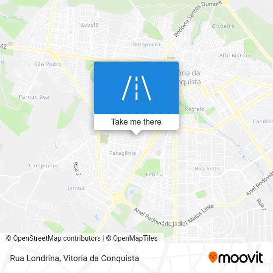 Rua Londrina map