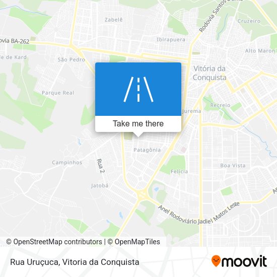 Rua Uruçuca map
