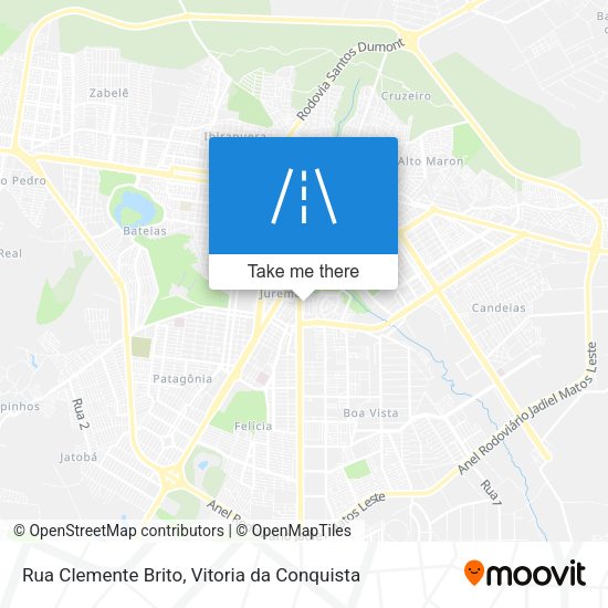 Rua Clemente Brito map