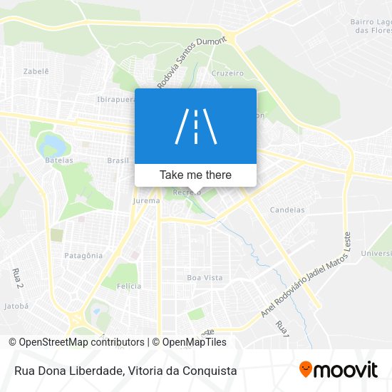 Rua Dona Liberdade map