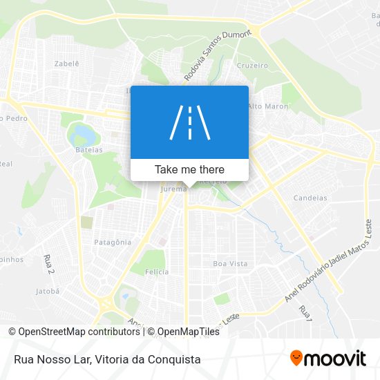 Rua Nosso Lar map