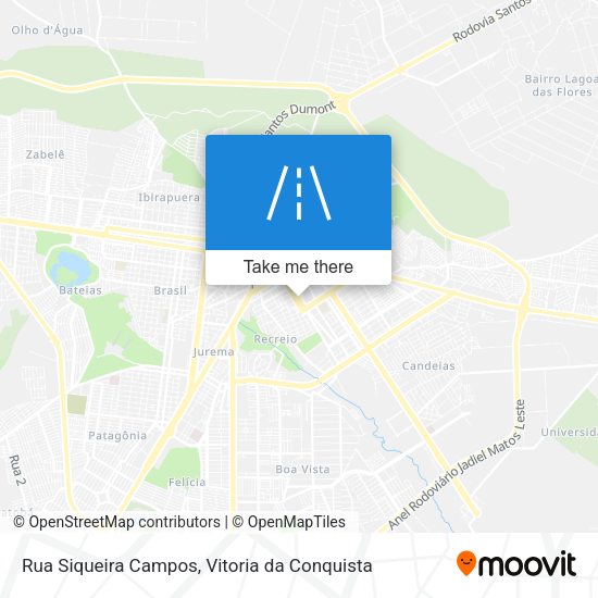 Rua Siqueira Campos map
