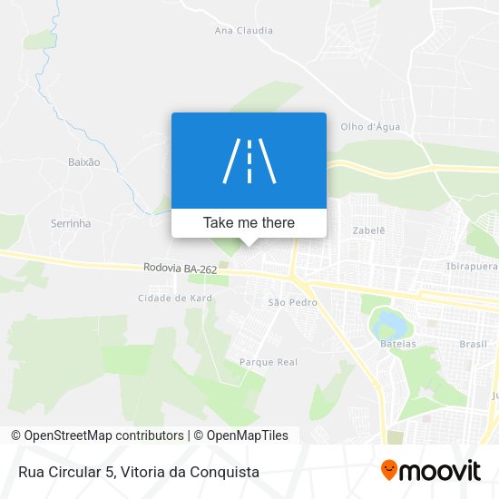 Rua Circular 5 map