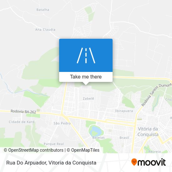 Rua Do Arpuador map