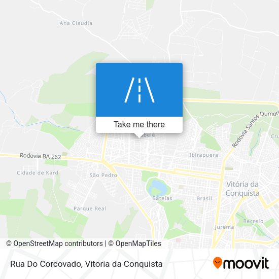 Rua Do Corcovado map