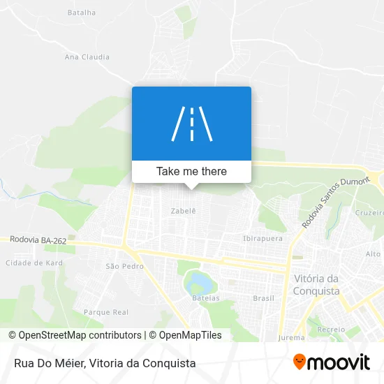 Rua Do Méier map