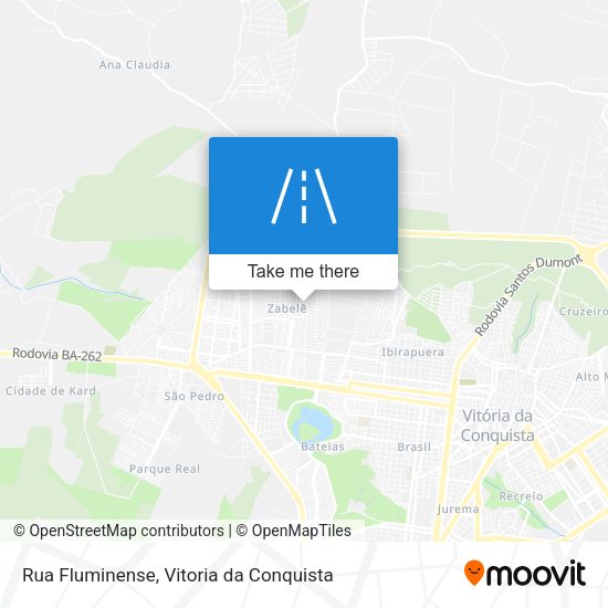 Rua Fluminense map