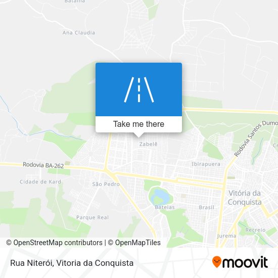 Rua Niterói map