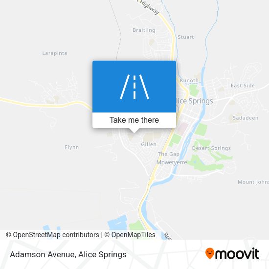 Adamson Avenue map