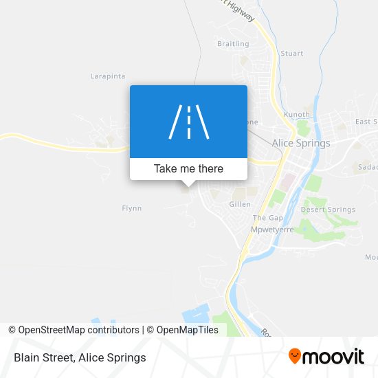 Blain Street map