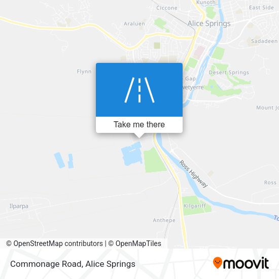 Commonage Road map