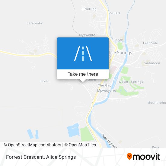 Forrest Crescent map