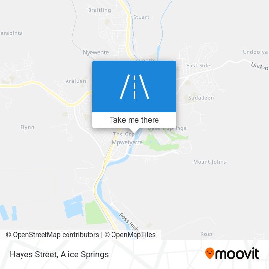 Hayes Street map