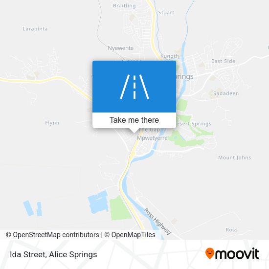 Ida Street map