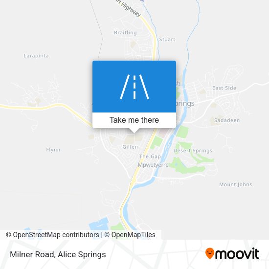 Milner Road map