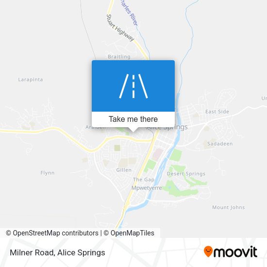 Milner Road map