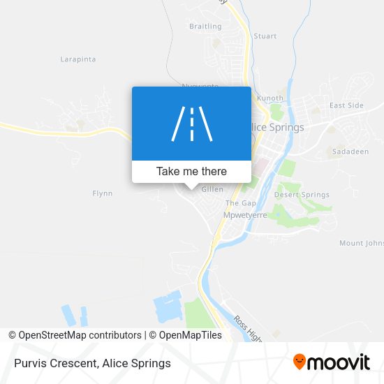 Purvis Crescent map