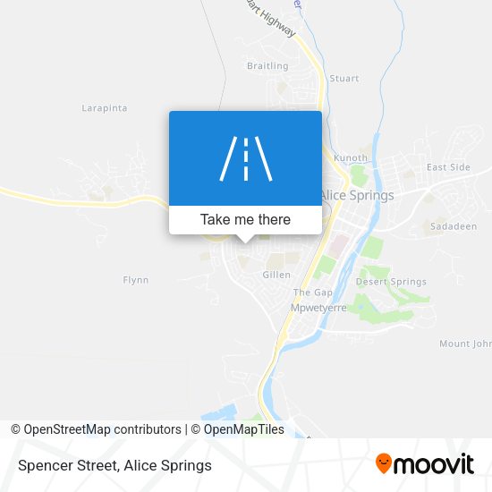 Spencer Street map