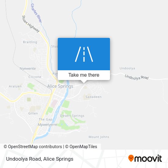 Undoolya Road map