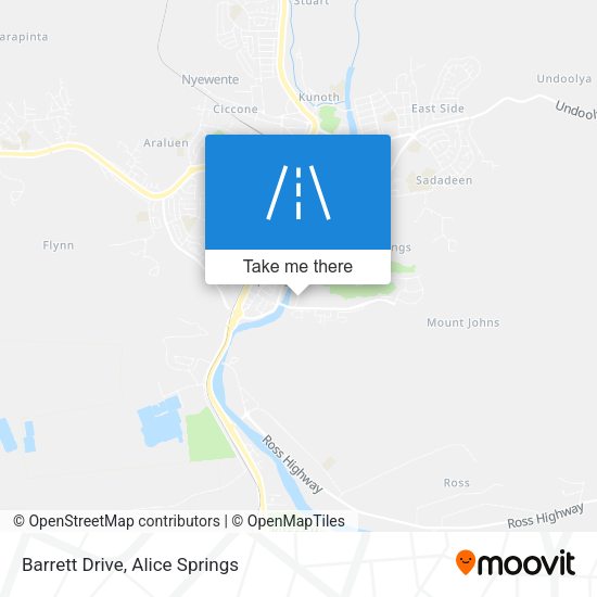 Barrett Drive map