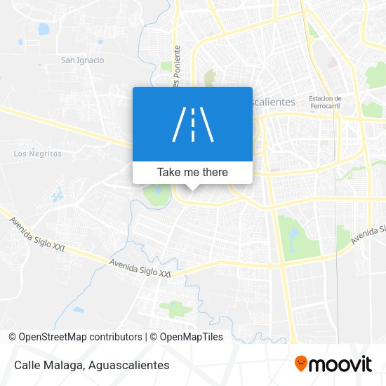 Mapa de Calle Malaga