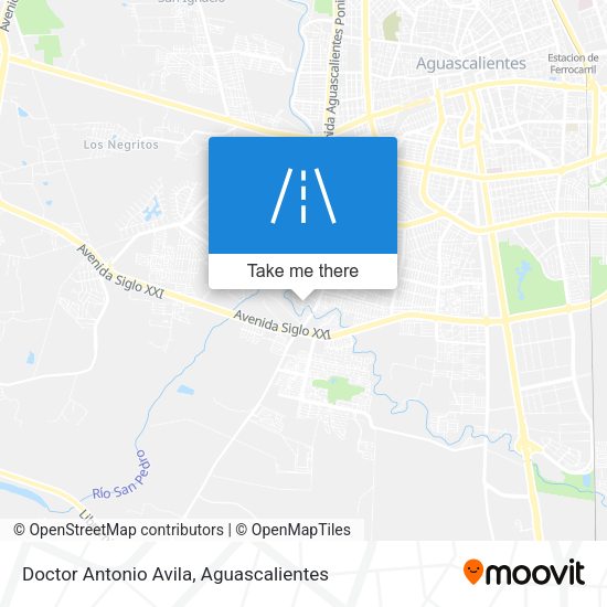 Doctor Antonio Avila map
