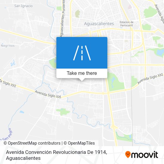 Avenida Convención Revolucionaria De 1914 map