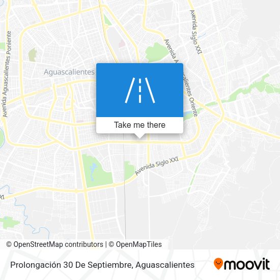 Prolongación 30 De Septiembre map