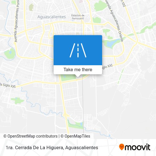 1ra. Cerrada De La Higuera map