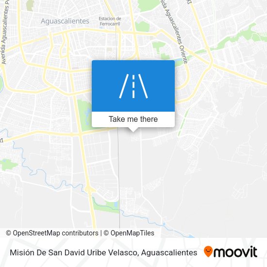 Misión De San David Uribe Velasco map
