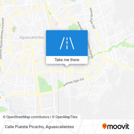 Calle Puesta Picacho map