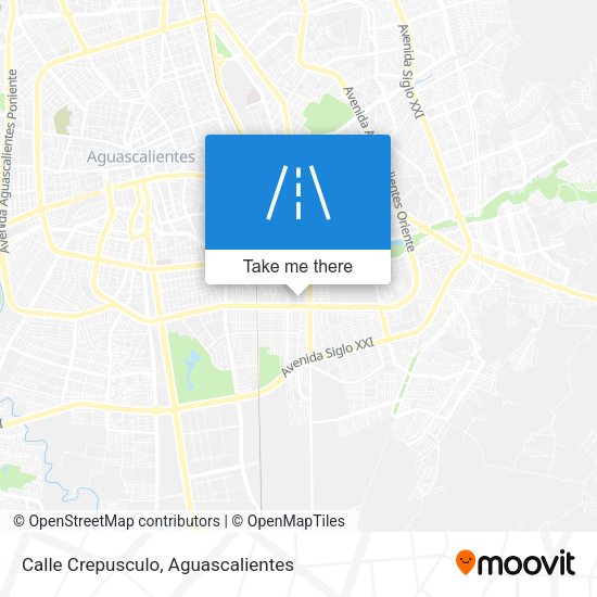 Calle Crepusculo map