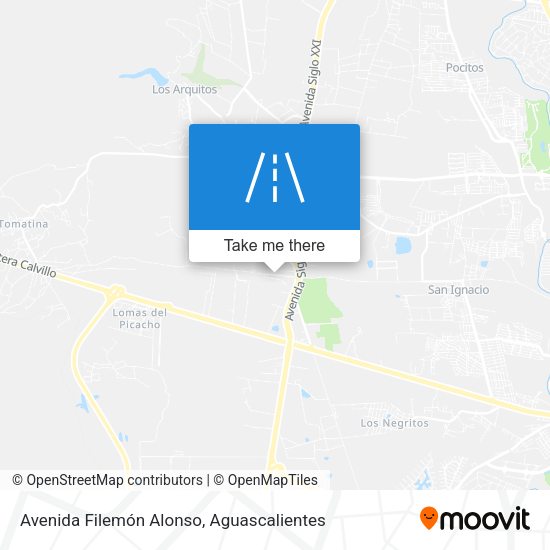 Avenida Filemón Alonso map