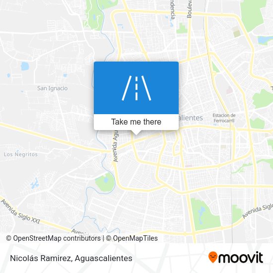 Nicolás Ramirez map