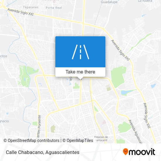 Calle Chabacano map