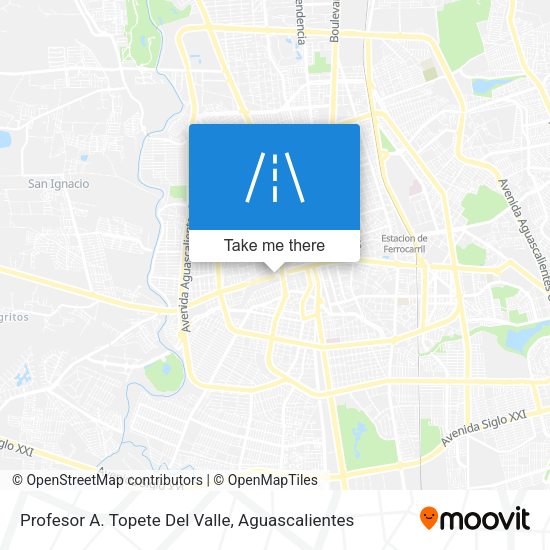 Profesor A. Topete Del Valle map